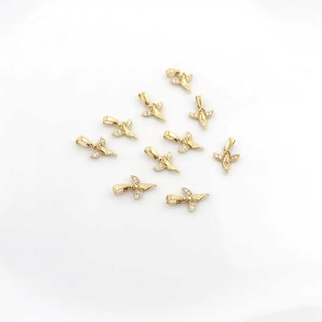 14 KT Yellow Gold Angel Shaped Pendant TK GOLD